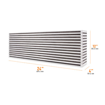 compare product Mishimoto Universal Air-to-Air Intercooler Core - 24in / 12in / 4in