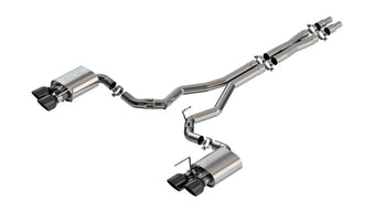 compare product Borla 2024 Ford Mustang Dark Horse 5.0L V8 w/Active Exhaust ATAK Cat-Back Exhaust System - BC Tips