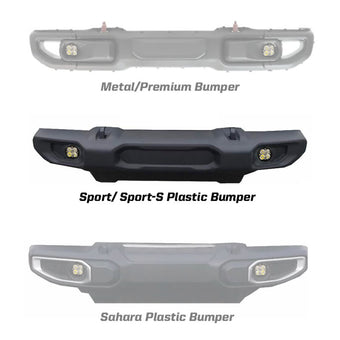 compare product Baja Designs 2018 Wrangler JL Squadron Sport Series Fog Pocket Kit