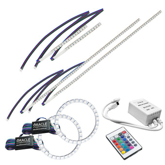 compare product Oracle 16-18 Honda Pilot DRL Upgrade w/ Halo Kit - ColorSHIFT w/ Simple Controller