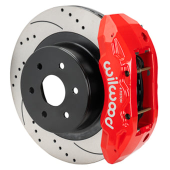 compare product Wilwood 99-18 Chevy Silverado/GMC Sierra 16x1.25 D&S Rotor TX4R 4 Piston Rear Brake Kit - Red