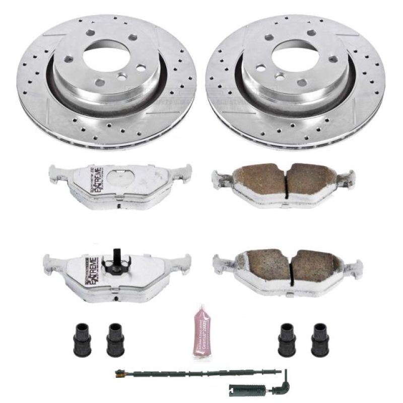 Power Stop 2000 BMW 323i Rear Z26 Street Warrior Brake Kit - My Store