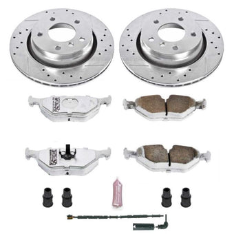compare product Power Stop 2000 BMW 323i Rear Z26 Street Warrior Brake Kit