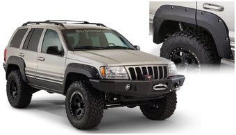 compare product Bushwacker 99-04 Jeep Grand Cherokee Cutout Style Flares 2pc - Black