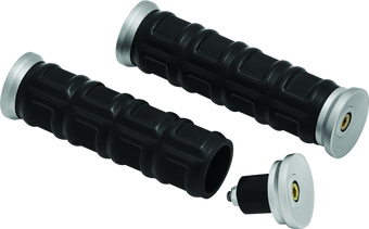 compare product Kuryakyn Dillinger Grips 7/8in Universal Nickel