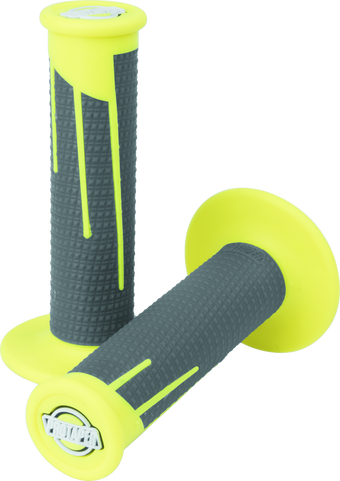 compare product ProTaper Full Diamond Clamp-On Grips - Neon Yellow/Dark Gray