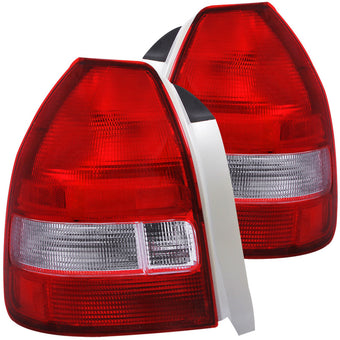 compare product ANZO 1996-2000 Honda Civic Taillights Red/Clear
