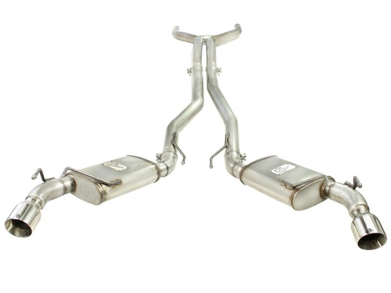 aFe MACHForce XP Exhaust 3in Stainless Stee CB/10 - 13 Chevy Camaro V8 - 6.2L (td) (pol tip) - My Store