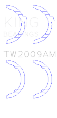 King Engine Bearings Audi KH/1B/2B/MC Thrust Washer Set - My Store