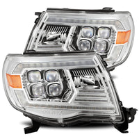 AlphaRex 05 - 11 Toyota Tacoma NOVA LED Projector Headlights Plank Style Chrome w/Activation Light/DRL - My Store