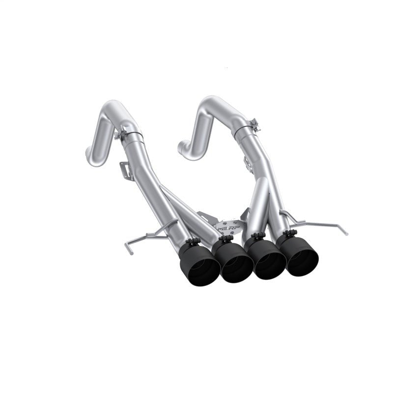 MBRP 14 - 19 Chevrolet Corvette 6.2L 3in Axle - Back Muffler Bypass Quad Exit Black Tips - My Store