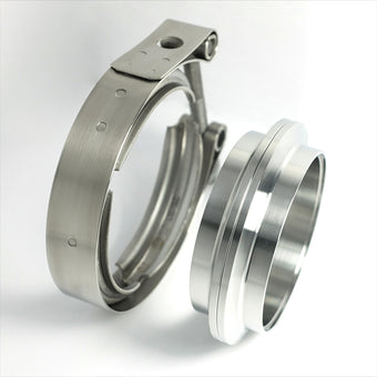 compare product Stainless Bros 4.0in 304SS V-Band Assembly - 2 Flanges/1 Clamp