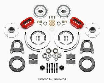 compare product Wilwood Forged Dynalite-M Front Kit 10.75in Red 1950-1955 MG-TD/TF