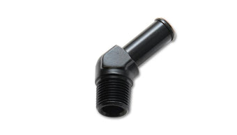 compare product Vibrant 1/2 NPT to 5/8in Barb Straight Fitting 45 Deg Adapter - Aluminum