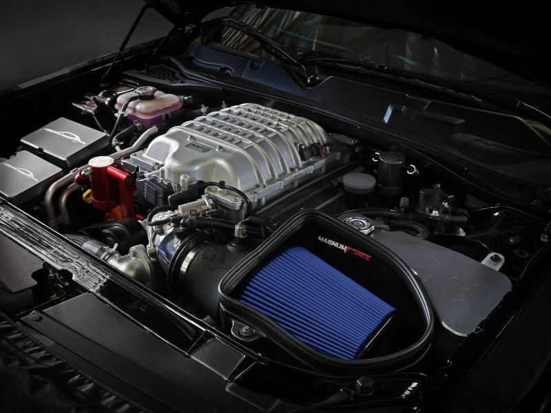 aFe 19 - 23 Dodge Challenger Hellcat V8 - 6.2L (sc) Magnum FORCE Stage2 Cold Air Intake System w/Pro 5R - My Store