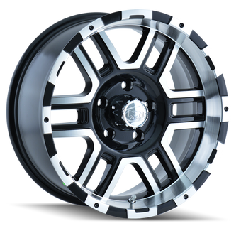 compare product ION Type 179 16x8 / 6x139.7 BP / 10mm Offset / 106mm Hub Black/Machined Wheel