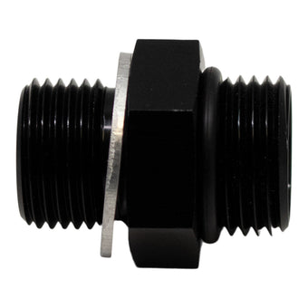 compare product DeatschWerks 6AN ORB Male to M14 X 1.5 Metric Male (Incl O-Ring and Washer) - Anodized Matte Black