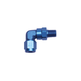 compare product Russell Performance -8 AN 90 Degree Female to Male 1/4in Swivel NPT Fitting