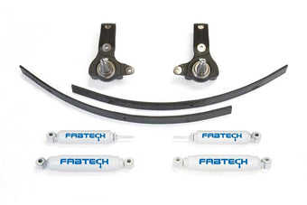 compare product Fabtech 95.5-04 Toy Tacoma 5 Lug 2WD 3in Spindle Sys w/Perf Shks