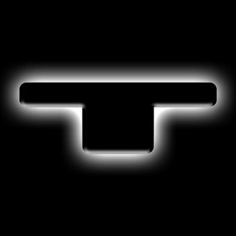 compare product ORACLE Lighting Universal Illuminated LED Letter Badges - Matte Blk Surface Finish - T