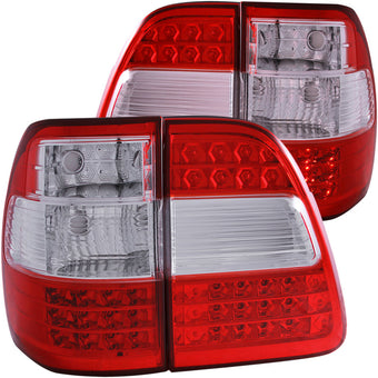 compare product ANZO 1998-2005 Toyota Land Cruiser Fj LED Taillights Red/Clear G2