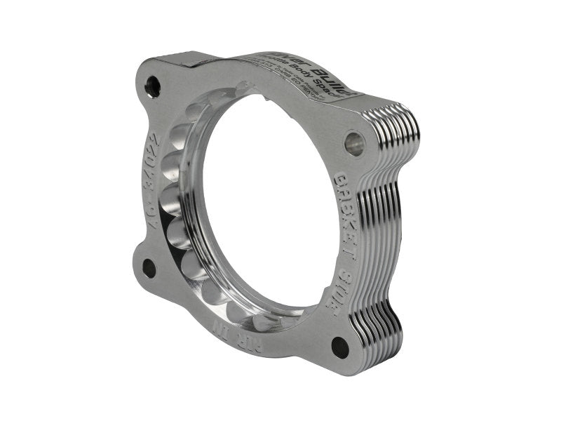 aFe 02 - 09 Chevrolet Trailblazer/ 02 - 09 GMC Envoy L6 4.2L Silver Bullet Throttle Body Spacer - Silver - My Store
