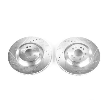 compare product Power Stop 05-06 Mercedes-Benz G55 AMG Front Evolution Drilled & Slotted Rotors - Pair