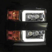 AlphaRex 15 - 18 Chevy 2500HD NOVA LED Proj Headlight Plank Style Jet Blk w/Activ Light/Seq Signal/DRL - My Store