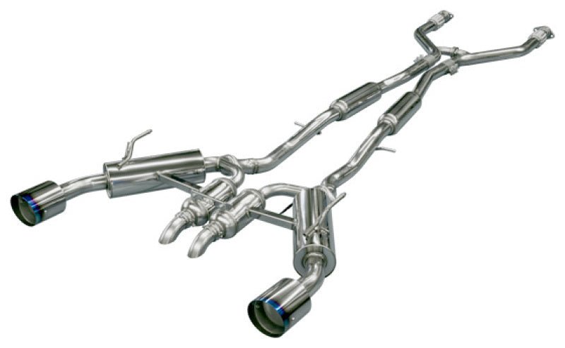 HKS Infiniti Q50 Hybrid VQ37 Dual Hi - Power Titanium Tip Catback Exhaust - My Store