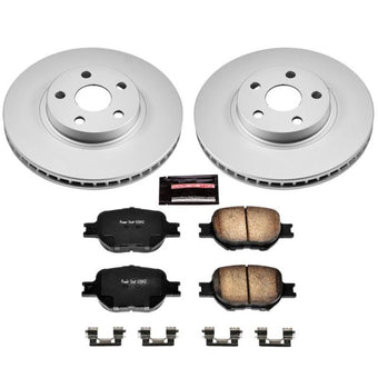 compare product Power Stop 05-10 Scion tC Front Z17 Evolution Geomet Coated Brake Kit