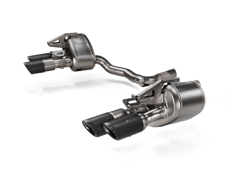 Akrapovic 2024+ Porsche Panamera Slip - On Line (Titanium) w/ Carbon Tips: Requires V6 or V8 fit kit - My Store