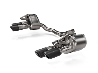 compare product Akrapovic 2024+ Porsche Panamera Slip-On Line (Titanium) w/ Carbon Tips: Requires V6 or V8 fit kit