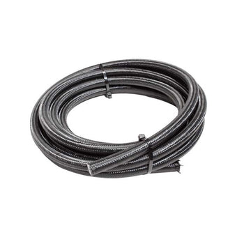 compare product Snow 6AN Braided Stainless PTFE Hose - 15ft (Black)