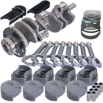 compare product Eagle Chevy LS3 4.000in Crank 24 Tth Reluctor 6.125in I-Beam Rods 4.005in Pistons Rotating Assembly