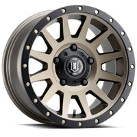 ICON Compression 17x8.5 5x150 25mm Offset 5.75in BS 110.1mm Bore Bronze Wheel - My Store