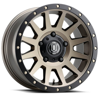 compare product ICON Compression 17x8.5 5x150 25mm Offset 5.75in BS 110.1mm Bore Bronze Wheel