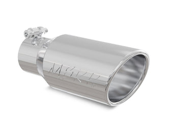 compare product MBRP Universal Tip 4in OD 2.75in Inlet 10in Length Angled Rolled End T304