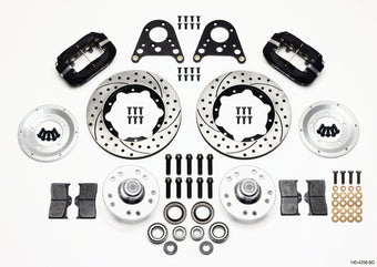 compare product Wilwood Forged Dynalite Front Kit 10.75in Drilled Rotor Art Morrison Strut