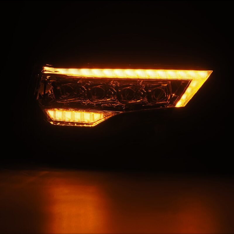 AlphaRex 14 - 22 Toyota 4Runner NOVA LED Proj Headlights Chrome w/ Activ Light/Seq Signal/DRL - My Store