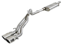 aFe Rebel Series 2.5in SS Cat - Back Exhaust w/ Polished Tip 07 - 18 Jeep Wrangler (JK) V6 3.6/3.8L 4dr - My Store