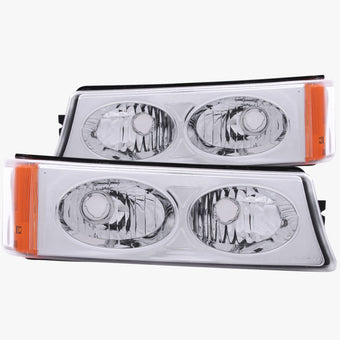 compare product ANZO 2003-2006 Chevrolet Silverado 1500 Euro Parking Lights Crystal