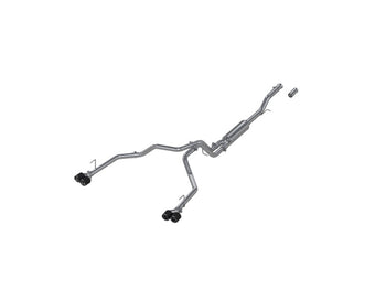 compare product MBRP 21-24 Chevrolet Suburban XL 5.3L 3in T304 SS 2.5in Dual Split Carbon Fiber Cat-back