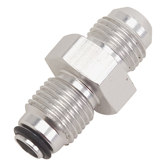 compare product Russell Performance -6 AN (male to 5/8in-18 O-ring seal) Power Steering Adapter. Clear anodized