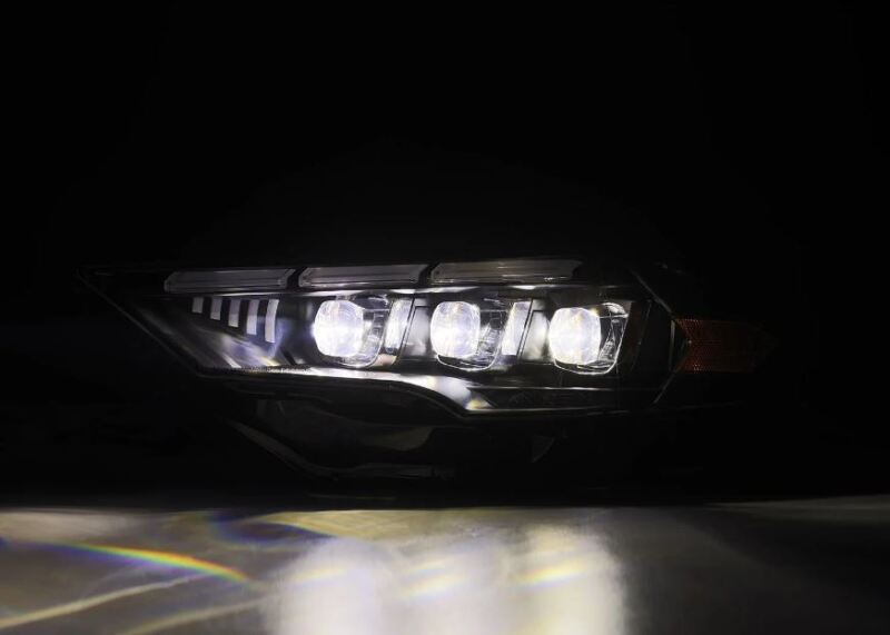 AlphaRex 18 - 20 Ford Mustang NOVA LED Proj Headlights Black w/Activ Light/Seq Signal/Switch DRL - My Store