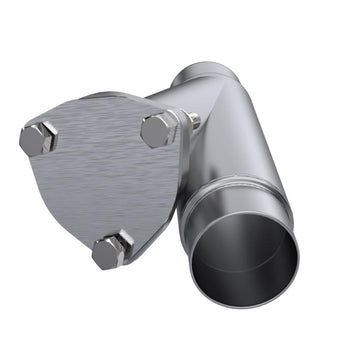 compare product QTP 2.25in Weld-On QTEC Exhaust Cutout Y-Pipe