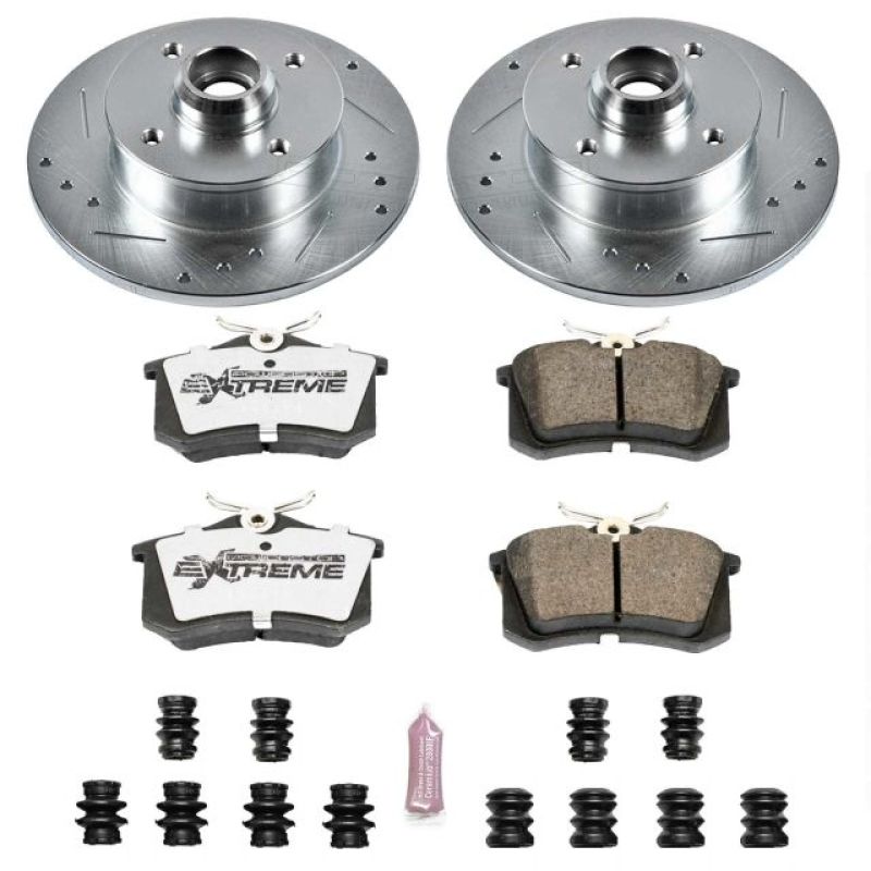 Power Stop 90 - 92 Volkswagen Corrado Rear Z26 Street Warrior Brake Kit - My Store