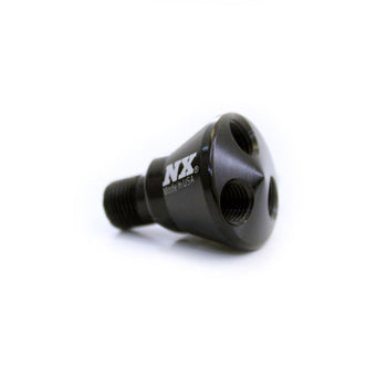 compare product Nitrous Express 3 Port Showerhead Distribution Block - Black