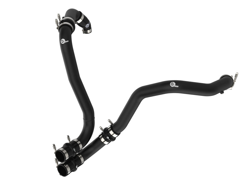 aFe 21 - 22 Ford F - 150/Raptor V6 - 3.5L (tt) BladeRunner 2.5in Aluminum Hot Charge Pipe Black - My Store