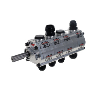 compare product Peterson Fluid Systems R4 4-Stage Oil Pump - Rear Drive Left Side Mount - HV - Drag Adj.
