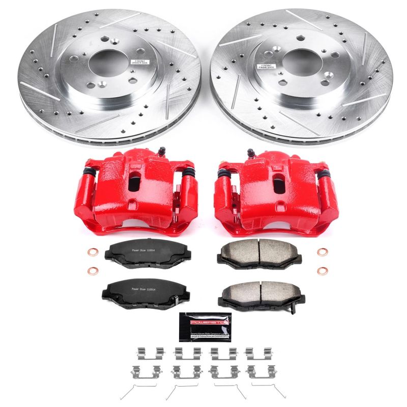 Power Stop 03 - 08 Honda Pilot Front Z36 Truck & Tow Brake Kit w/Calipers - My Store